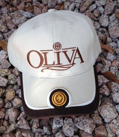 OLIVA CIGAR EMBROIDERED ADJUSTABLE CIGAR CAP HAT