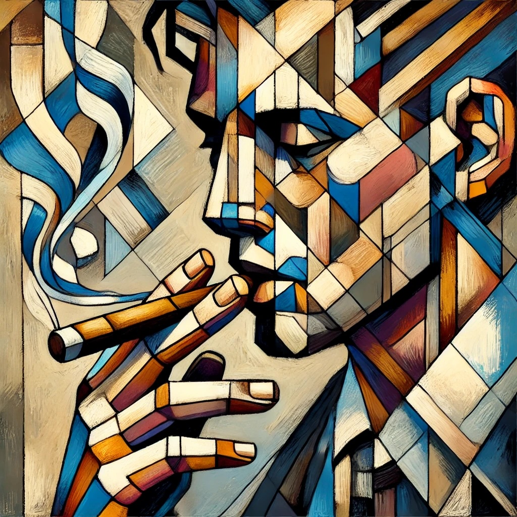 Pablo Picasso Cigar Man